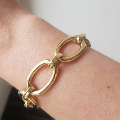 Yellow golden bracelet
